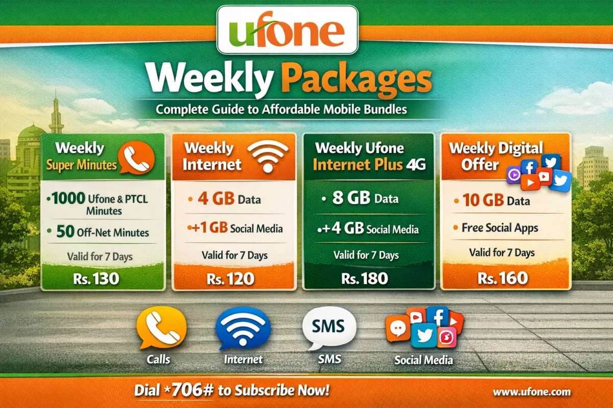 Ufone-Weekly-Packages